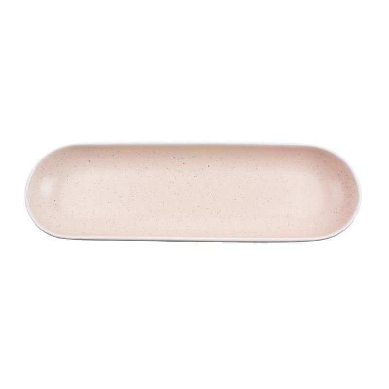 Tablekraft – Urban Reactive Pink Commercial Grade Oval Platter 33x10cm