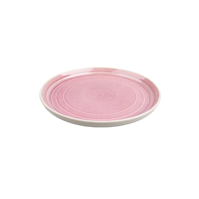 Tablekraft – Linea Dusty Pink Commercial Grade Round Coupe Plate 17cm