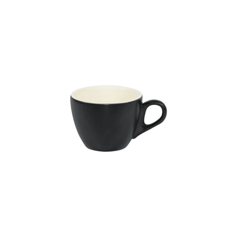 Brew – Smoke/White Commercial Grade Small Flat White Cup 160ml