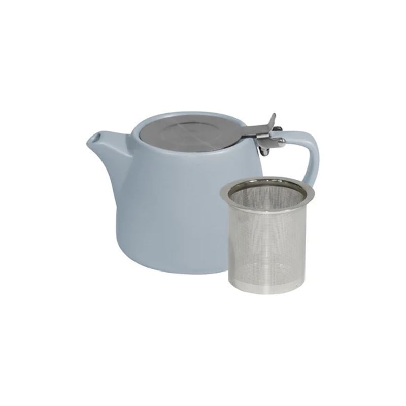 Brew – Silver Ice Commercial Grade Stackable Tea Pot 500ml with Stainless Steel Lid & Infuser
