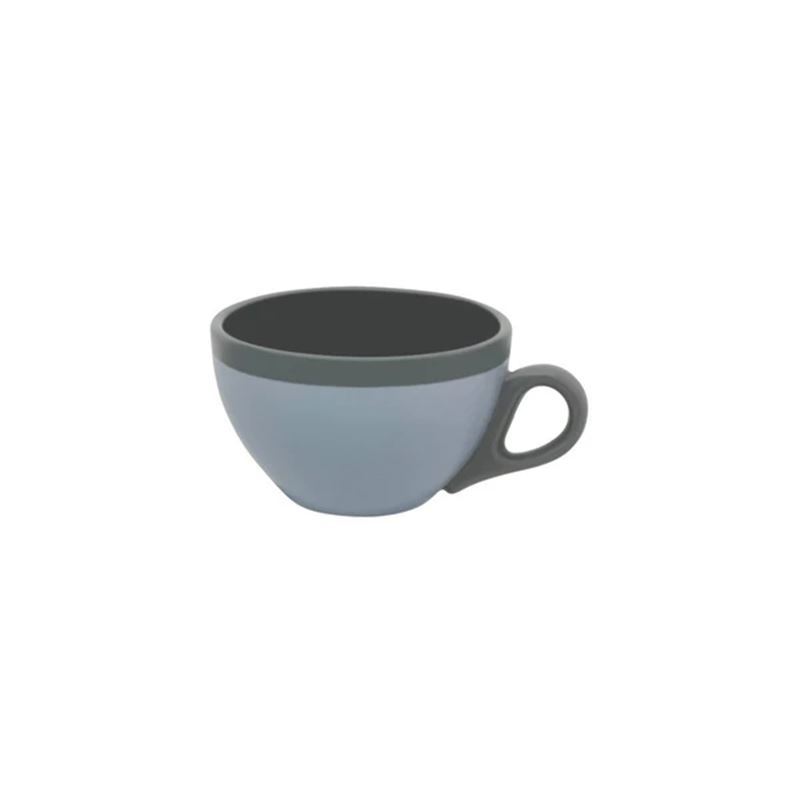 Brew – Silver Ice Gloss Matt Commercial Grade Cappuccino Cup 220ml