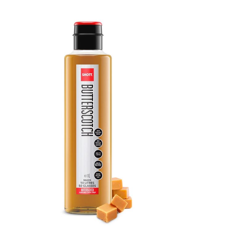 Shott – Butterscotch Syrup 1Ltr (Made in New Zealand)