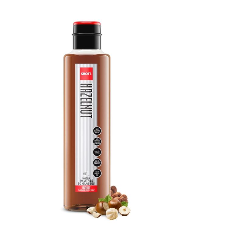 Shott – Hazelnut Syrup 1Ltr (Made in New Zealand)
