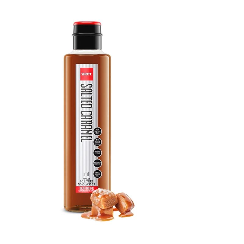 Shott – Salted Caramel Syrup 1Ltr (Made in New Zealand)