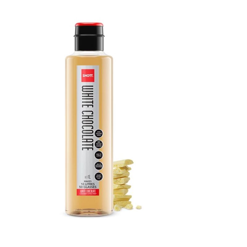 Shott – White Chocolate Syrup 1Ltr (Made in New Zealand)
