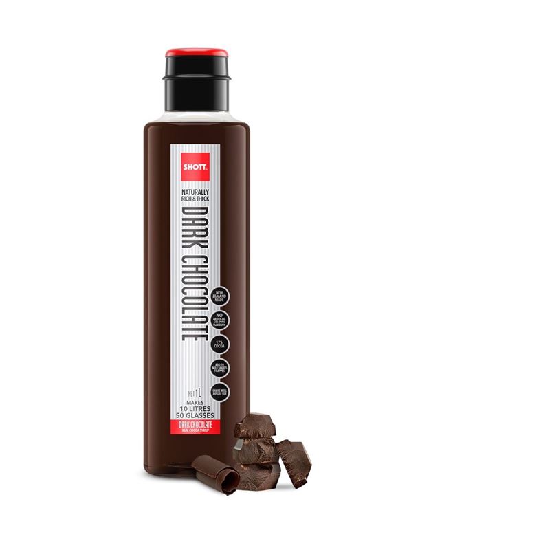 Shott – Dark Chocolate Syrup 1Ltr (Made in New Zealand)