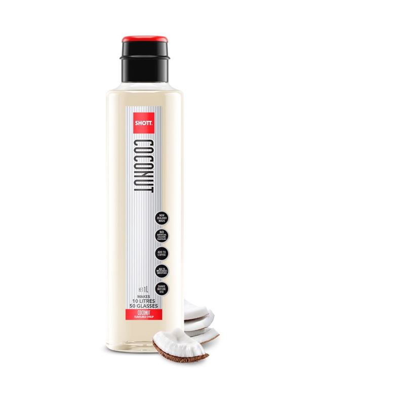 Shott – Coconut Syrup 1Ltr (Made in New Zealand)