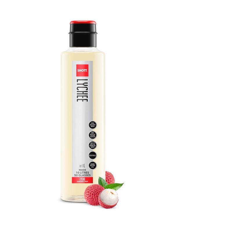 Shott – Lychee Syrup 1Ltr (Made in New Zealand)