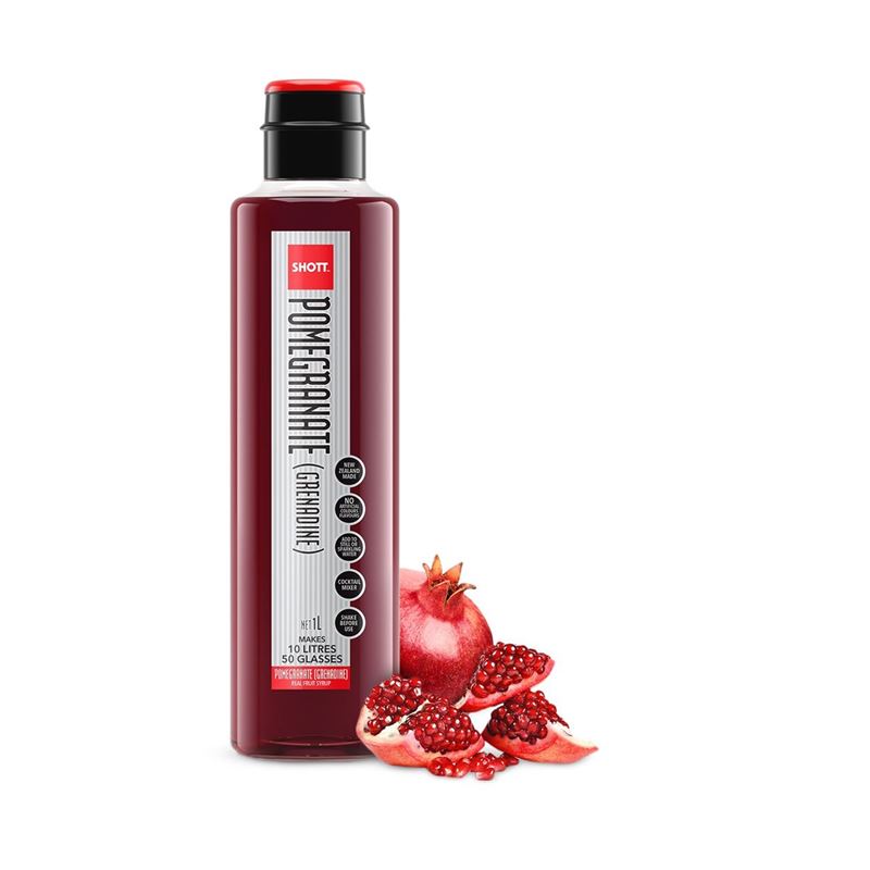Shott – Pomegranate (Grenadine) Syrup 1Ltr (Made in New Zealand)