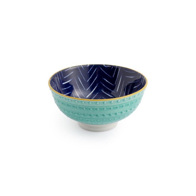 Mikasa – Nibble Bowl 12x6cm Indigo Chevron