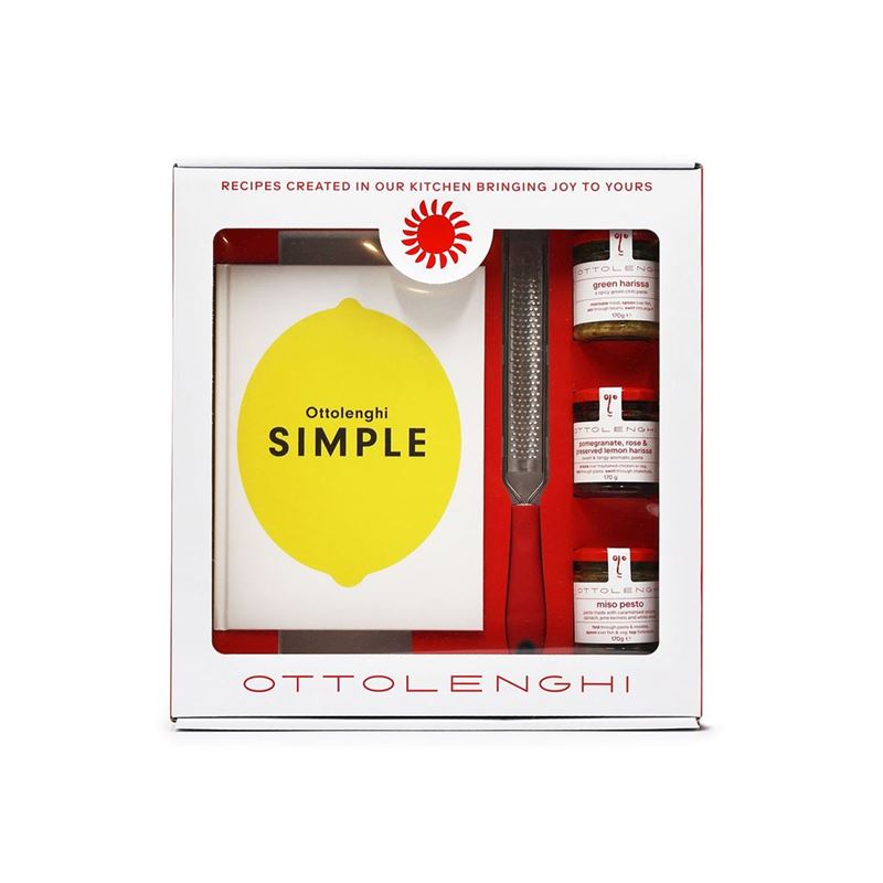 Ottolenghi – Simple Cookbook, Grater & Pantry Gift Set