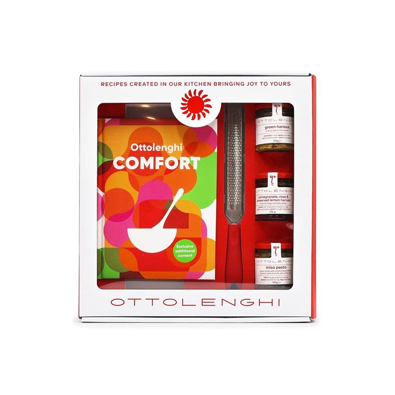 Ottolenghi – Comfort Cookbook, Grater & Pantry Gift Set