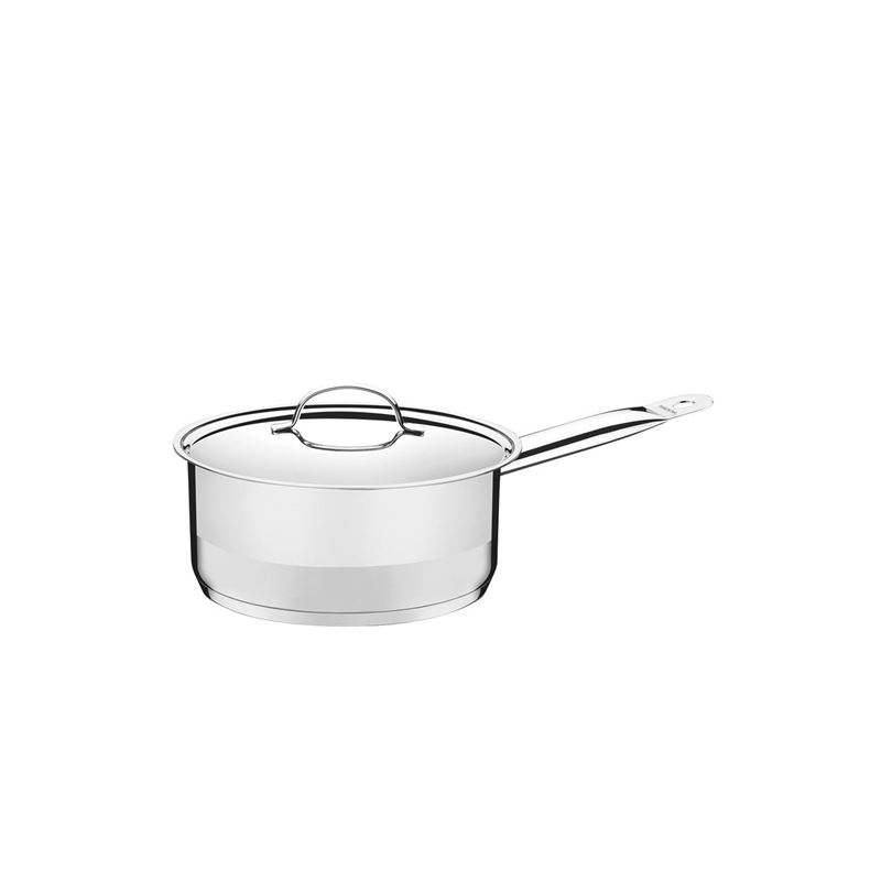 Tramontina – Professional Stainless Steel Induction COMMERCIAL GRADE 14cm Saucepan with Lid 1.1Ltr (Made in Brazil)