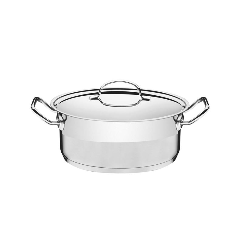 Tramontina – Professional Stainless Steel Induction COMMERCIAL GRADE 16cm Casserole with Lid 1.4Ltr (Made in Brazil)