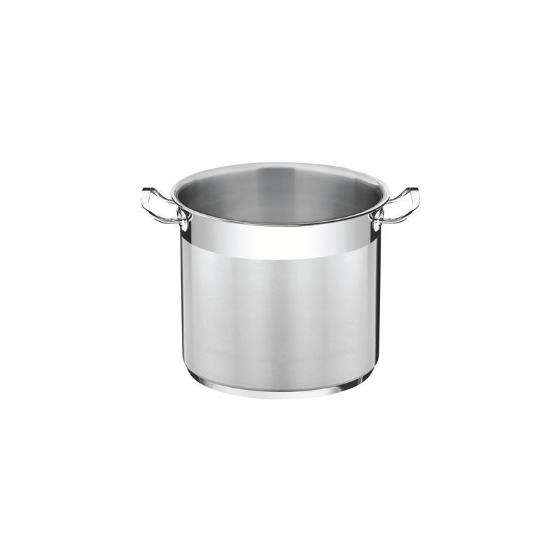 Tramontina – Professional Stainless Steel Induction COMMERCIAL GRADE OPEN 20cm Stock Pot 5.7Ltr (Made in Brazil)