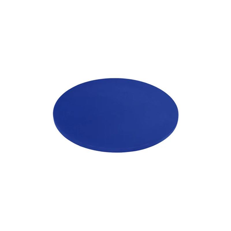 Chef Inox – Round Cutting Board HACCP Approved PE 35cm Blue