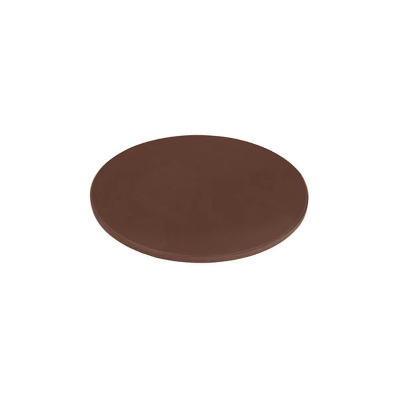 Chef Inox – Round Cutting Board HACCP Approved PE 35cm Brown