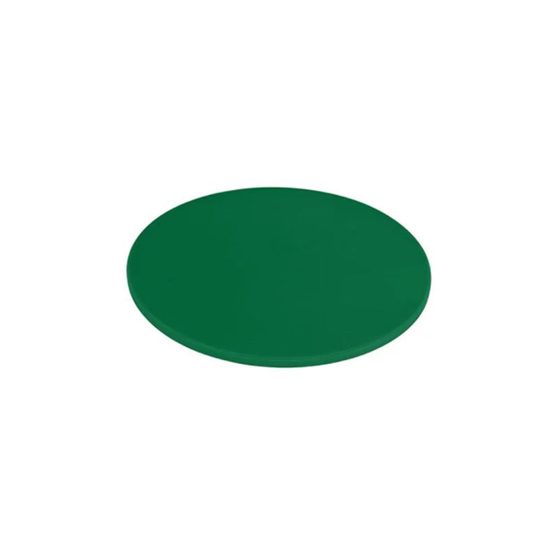 Chef Inox – Round Cutting Board HACCP Approved PE 35cm Green