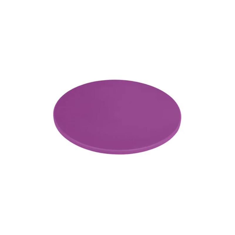 Chef Inox – Round Cutting Board HACCP Approved PE 35cm Purple
