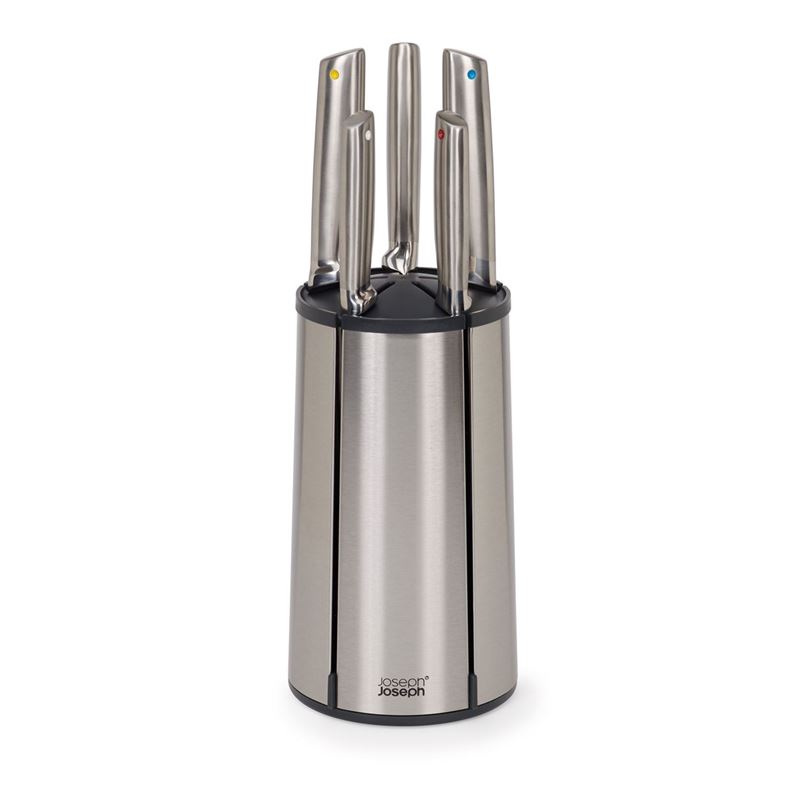 Joseph Joseph – Elevate Knives 5pc Carousel Set Steel