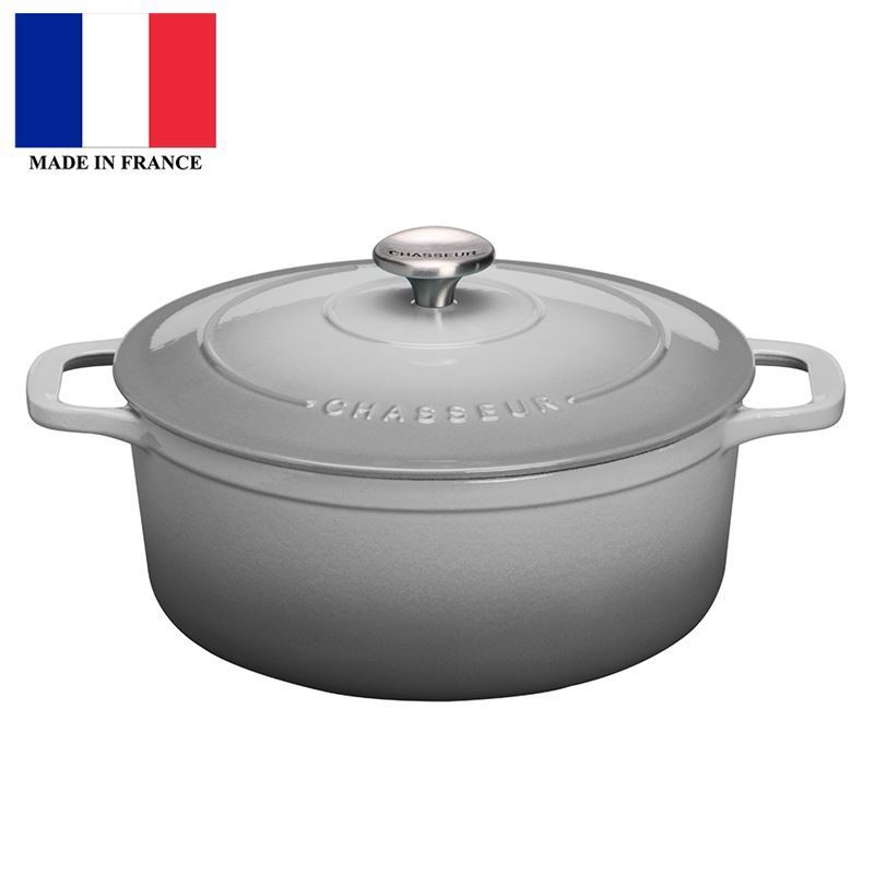 Chasseur Cast Iron – Celestial Grey Round French Oven 26cm 5Ltr  (Made in France)