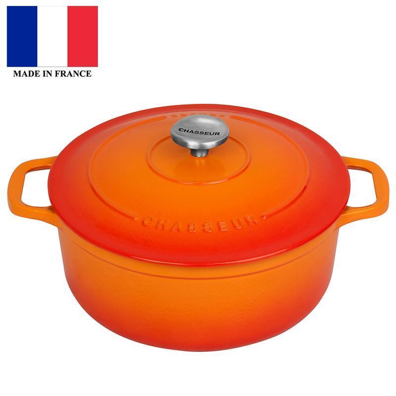 Chasseur Cast Iron – Sunset Round French Oven 26cm 5Ltr (Made in France)