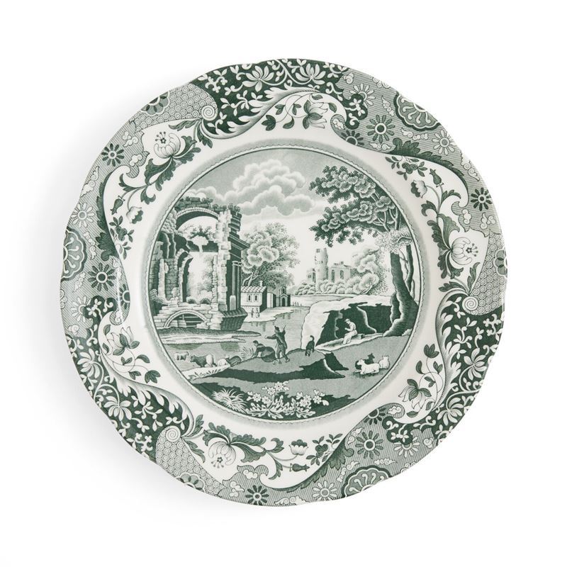 Spode – Heritage Green Italian 27cm Dinner Plate (Made in England)