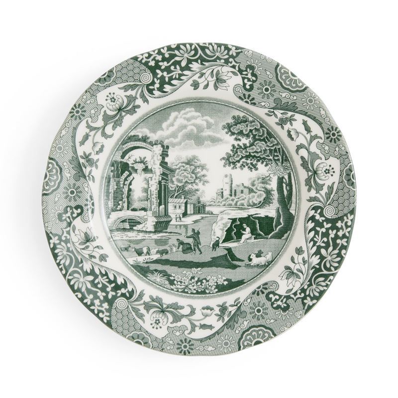 Spode – Heritage Green Italian 19cm Entree Plate (Made in England)
