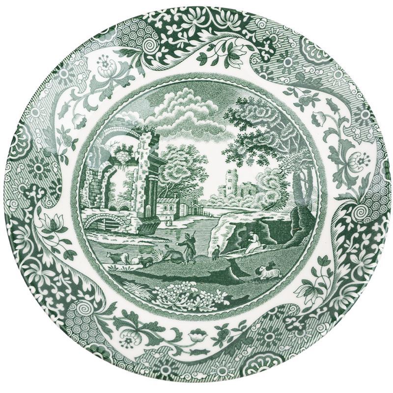 Spode – Heritage Green Italian Breakfast Saucer (Made in England)