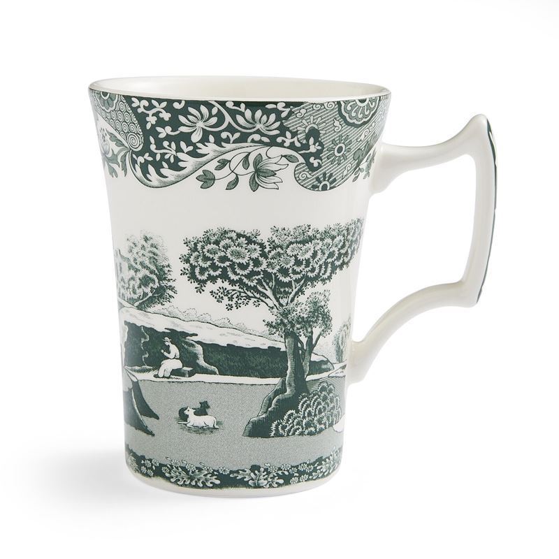 Spode – Heritage Green Italian 280ml Cottage Mug (Made in England)