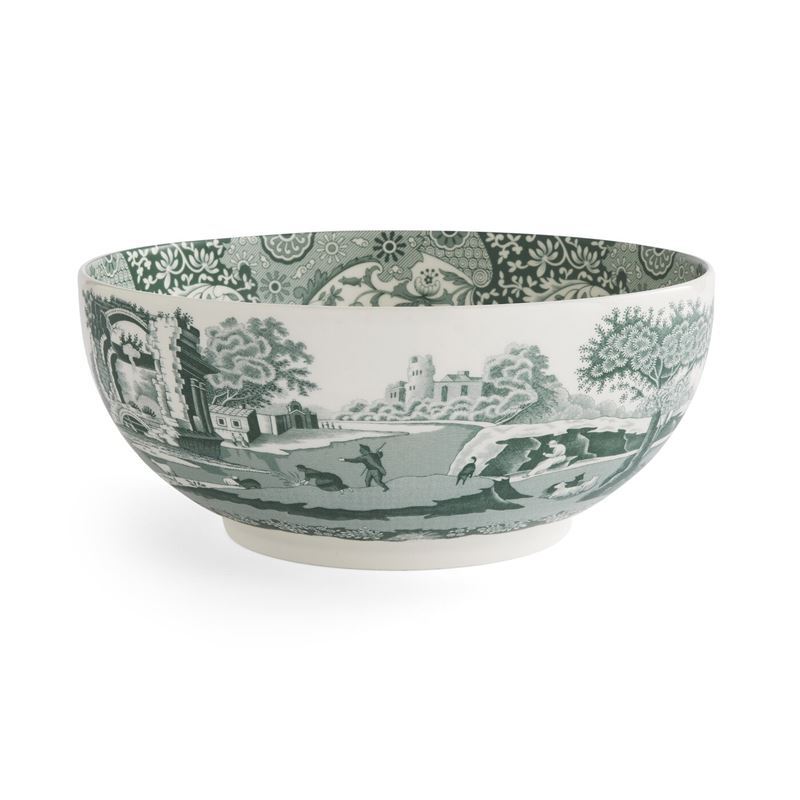 Spode – Heritage Green Italian Round Bowl 27.5cm (Made in England)