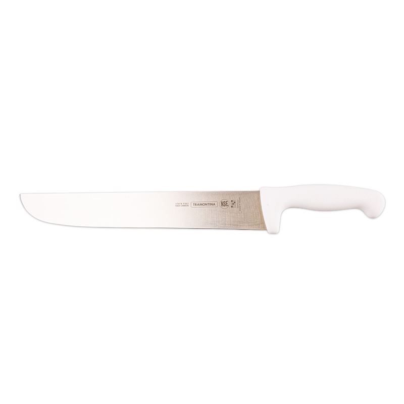 Tramontina – Professional 30cm Straight Wide Meat Knife White (Made in Brazil)