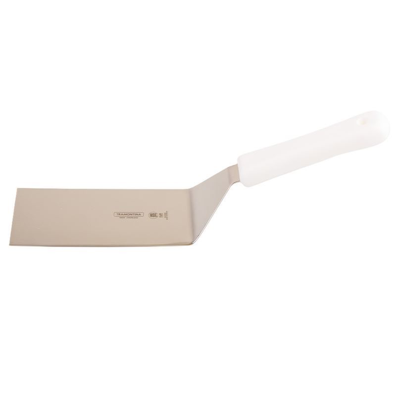 Tramontina – Professional 20×7.5cm Fried Food Spatula Wide Angle White (Made in Brazil)