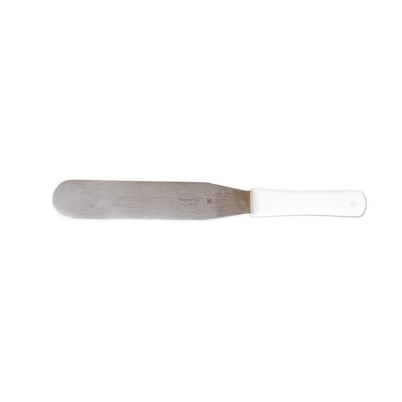 Tramontina – Professional 20cm Bakers Spatula Straight White (Made in Brazil)