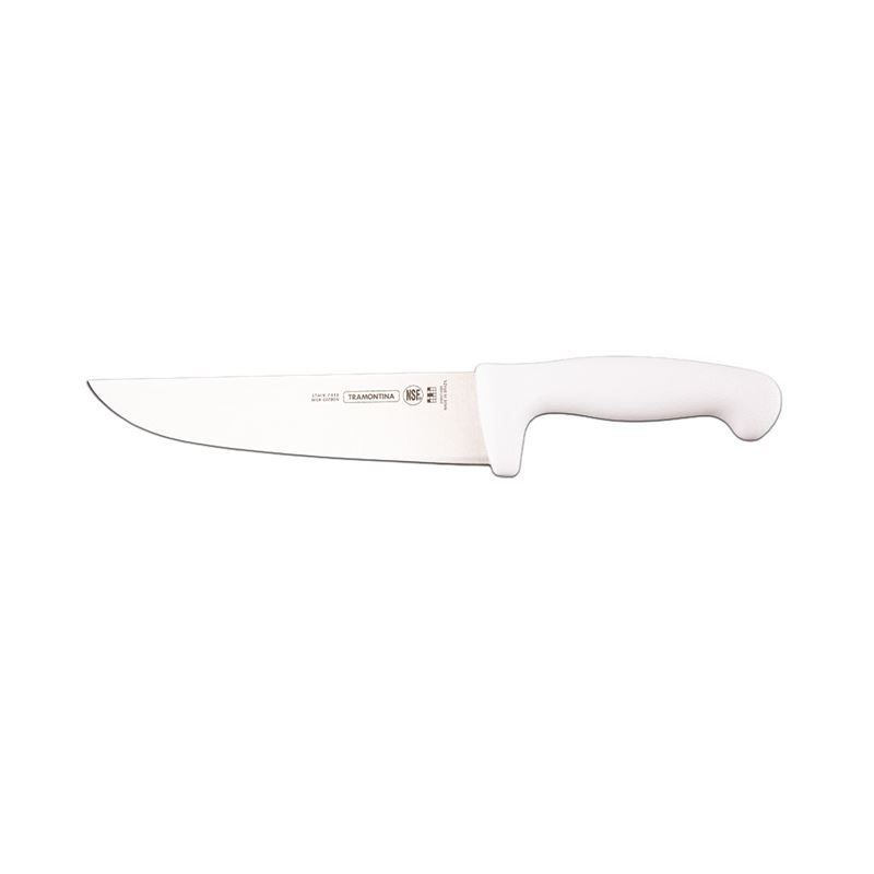 Tramontina – Professional 25cm Butchers Knife Straight White (Made in Brazil)