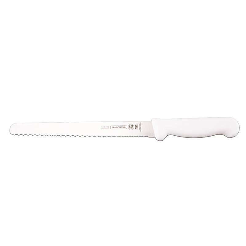 Tramontina – Professional 30cm Serrated Bread Knife White (Made in Brazil)