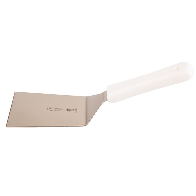 Tramontina – Professional 15×7.5cm Fried Food Spatula Angled White (Made in Brazil)