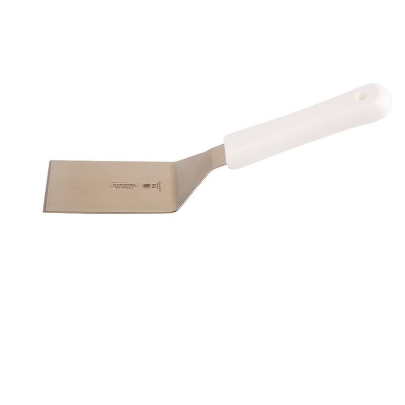 Tramontina – Professional 13x5cm Fried Food Spatula Angled Wide White (Made in Brazil)