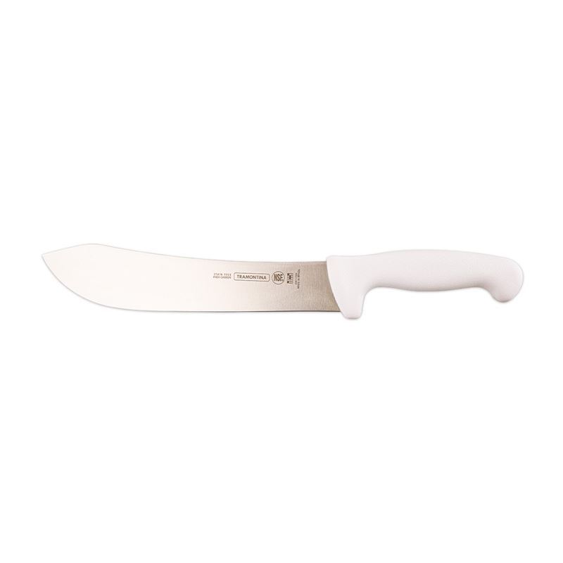 Tramontina – Professional 25.5cm Curved Meat Knife White (Made in Brazil)