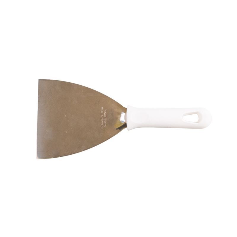 Tramontina – Professional 10cm Straight Wide Spatula White (Made in Brazil)