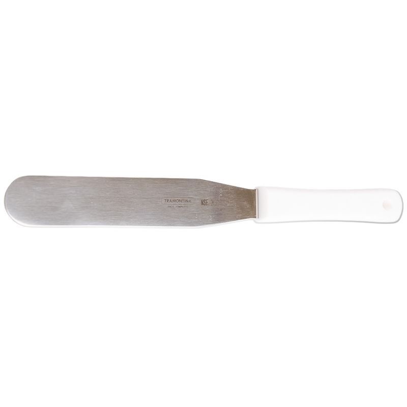 Tramontina – Professional 35.5cm Bakers Spatula Straight White (Made in Brazil)