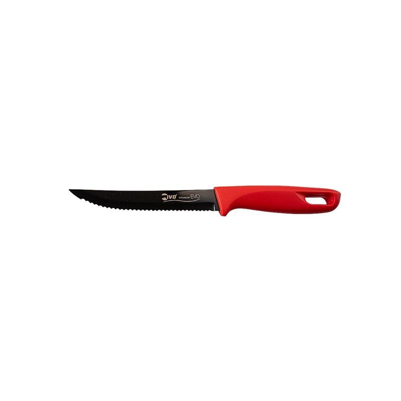 Ivo – Evo Serrated Utility Knife 11.5cm Red (Made in Portugal)