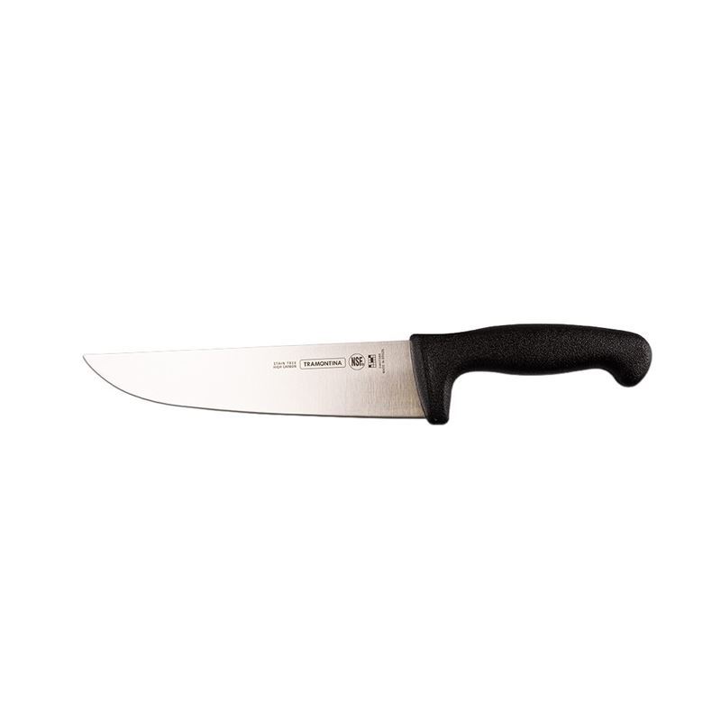 Tramontina – Professional 20cm Meat Knife Curved Black (Made in Brazil)