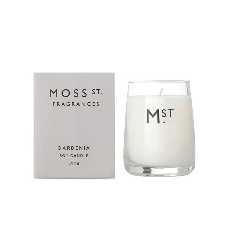Moss St Fragrances – Gardenia Large Soy Candle 370g