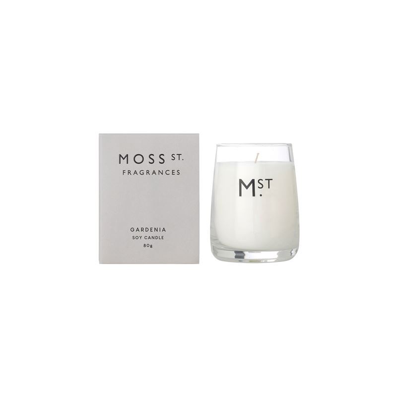 Moss St Fragrances – Gardenia Mini Soy Candle 80g