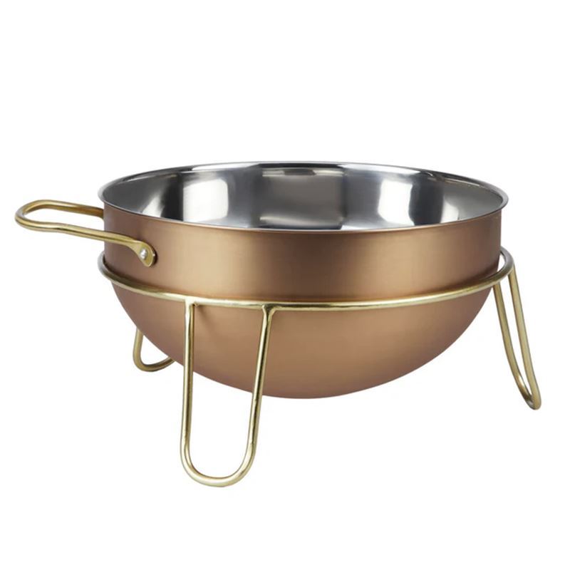 Academy – Edwin Copper Bowl with Stand 4.5Ltr/26cm