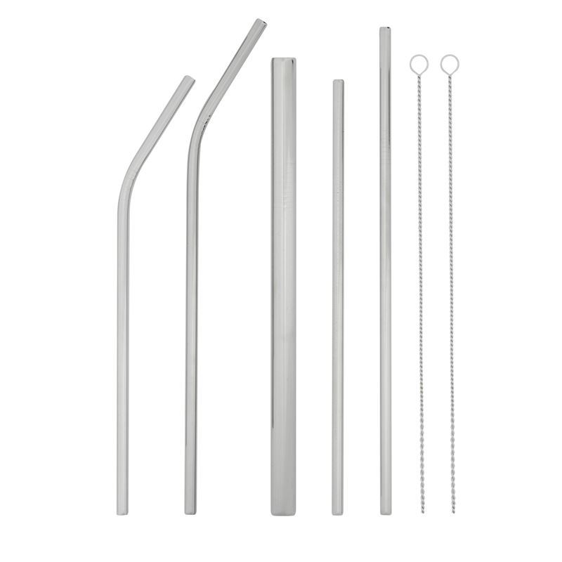 Davis & Waddell – Rio Stainless Steel Straws with Cleaning Brush