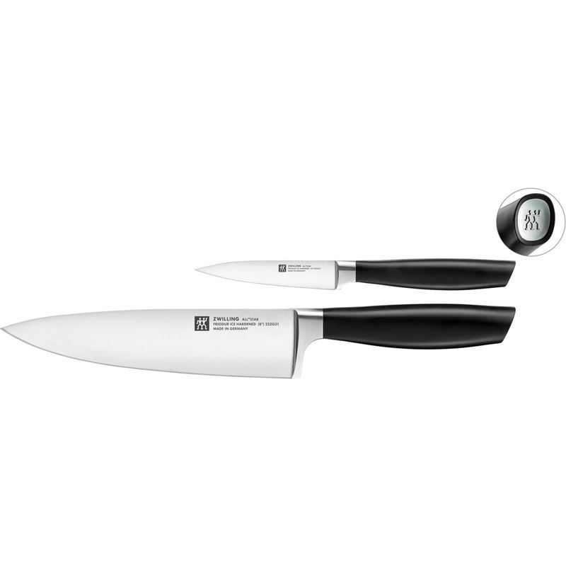 Zwilling J.A. Henckels – All Star 2pc Chefs & Paring Knife Set (Made in Germany)