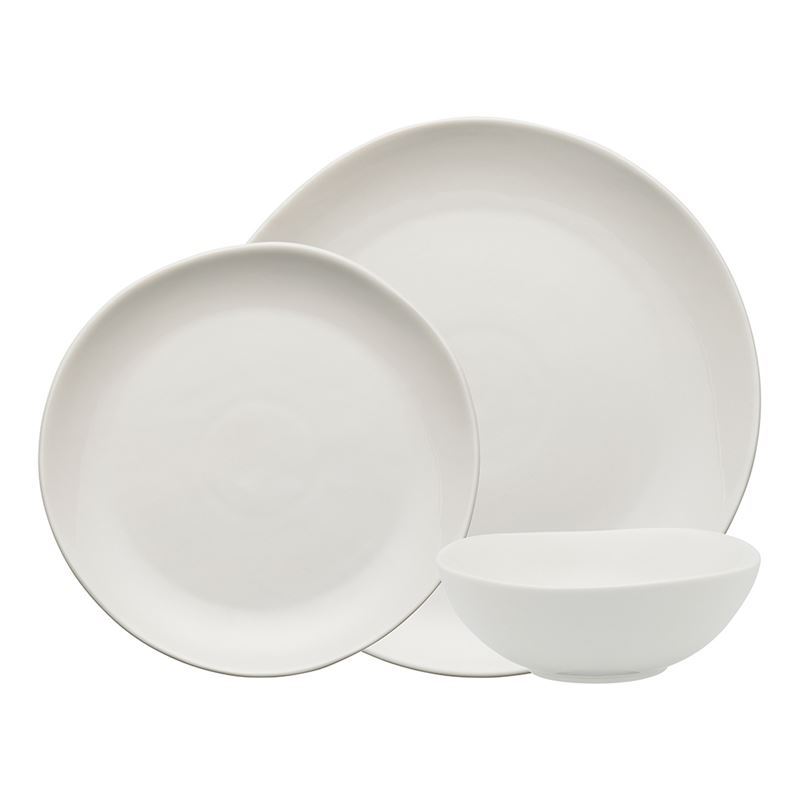 Ecology – Haven Luxurious High Gloss Organic Shape Porcelain 12pc Dinner Set