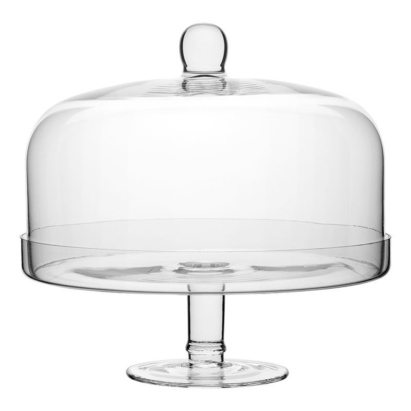 Ecology – Classic Glass Footed Cake Stand Dome 28cm (Made in Europe)